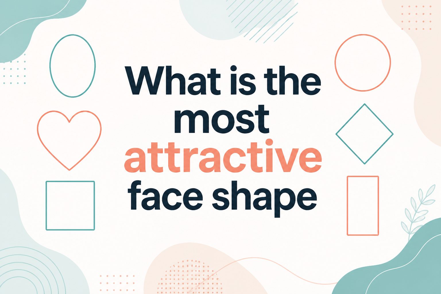 Diverse face shapes shown side by side in a clean beauty illustration